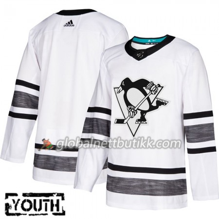 Pittsburgh Penguins Hockeydrakt Blank Hvit 2019 NHL All-Star Adidas Authentic - Barn